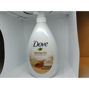 1 Dove 27.05 Oz Relaxing Care Shea Butter & Vanilla Nourish Body Wash With Pump